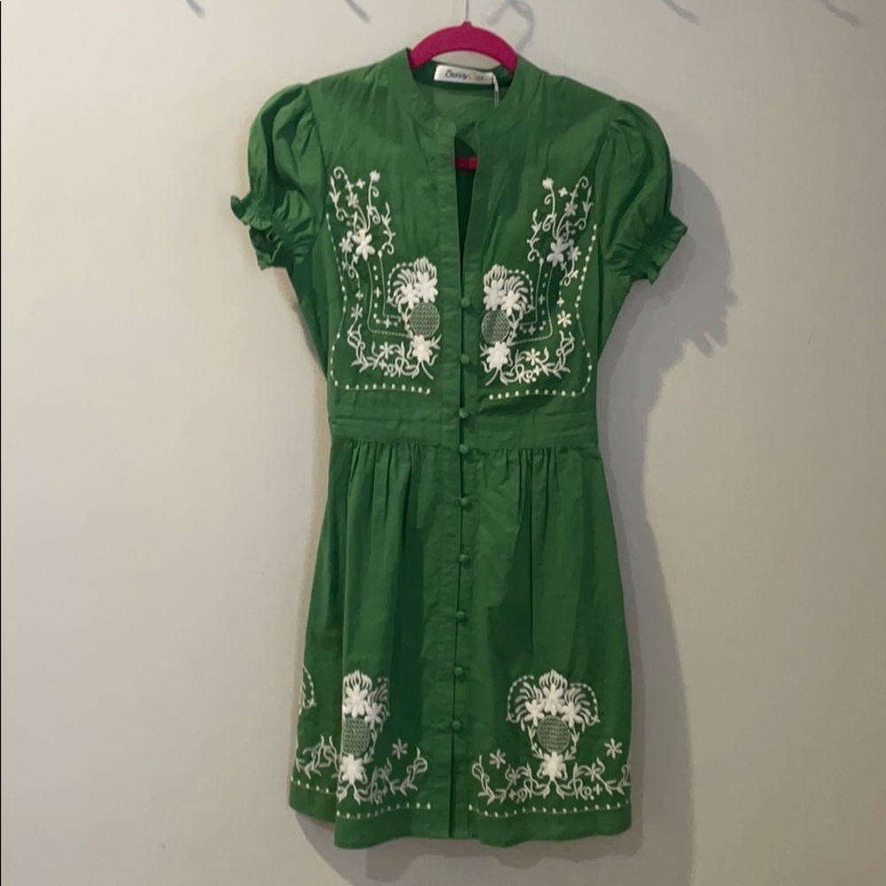 ModCloth Sunnygirl Green Dress NWT